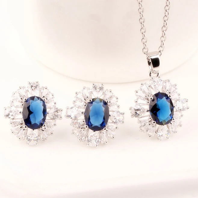 Серьги из циркония высокого качества в европейском и американском стиле