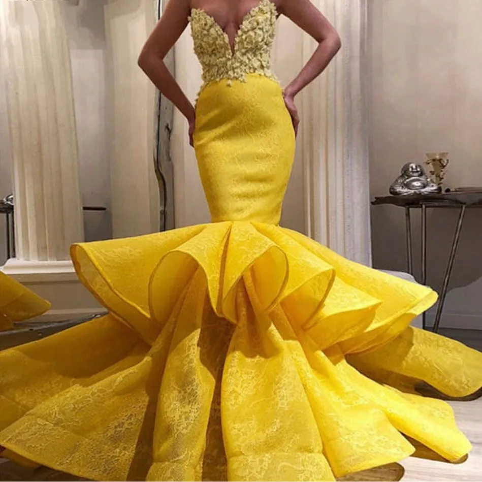 Ярко желтое вечернее платье vestido de festa longo вечерние платья с открытыми плечами