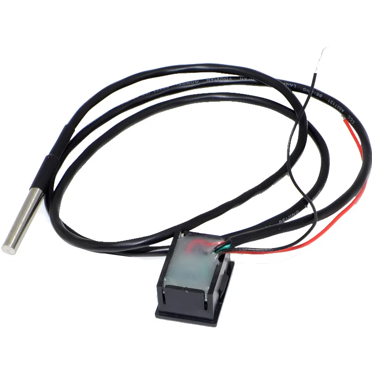 Цифровой термометр с синим светодиодным дисплеем и монитором температуры для