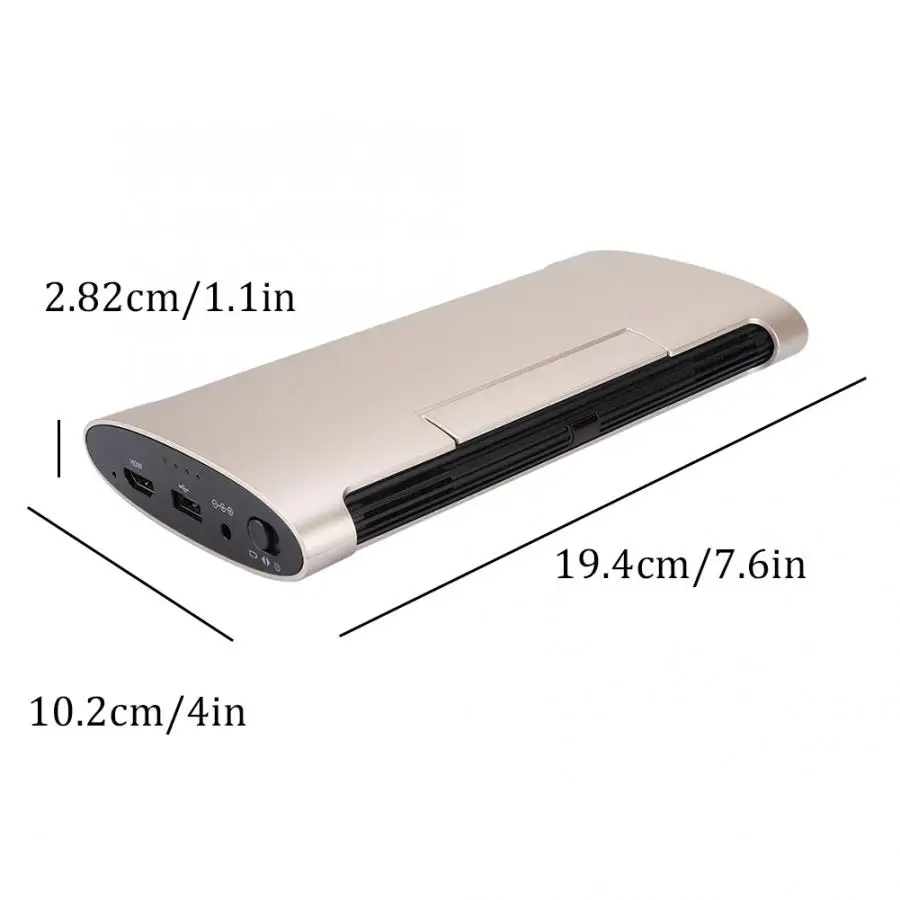 Портативный умный WiFi Мини HD 1080 P проектор HDMI домашний кинотеатр для Android/IOS/PC аудио линии