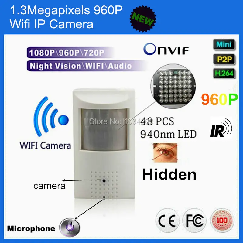 Мини-камера видеонаблюдения с ИК-датчиком движения 960 пикселей МП | Безопасность