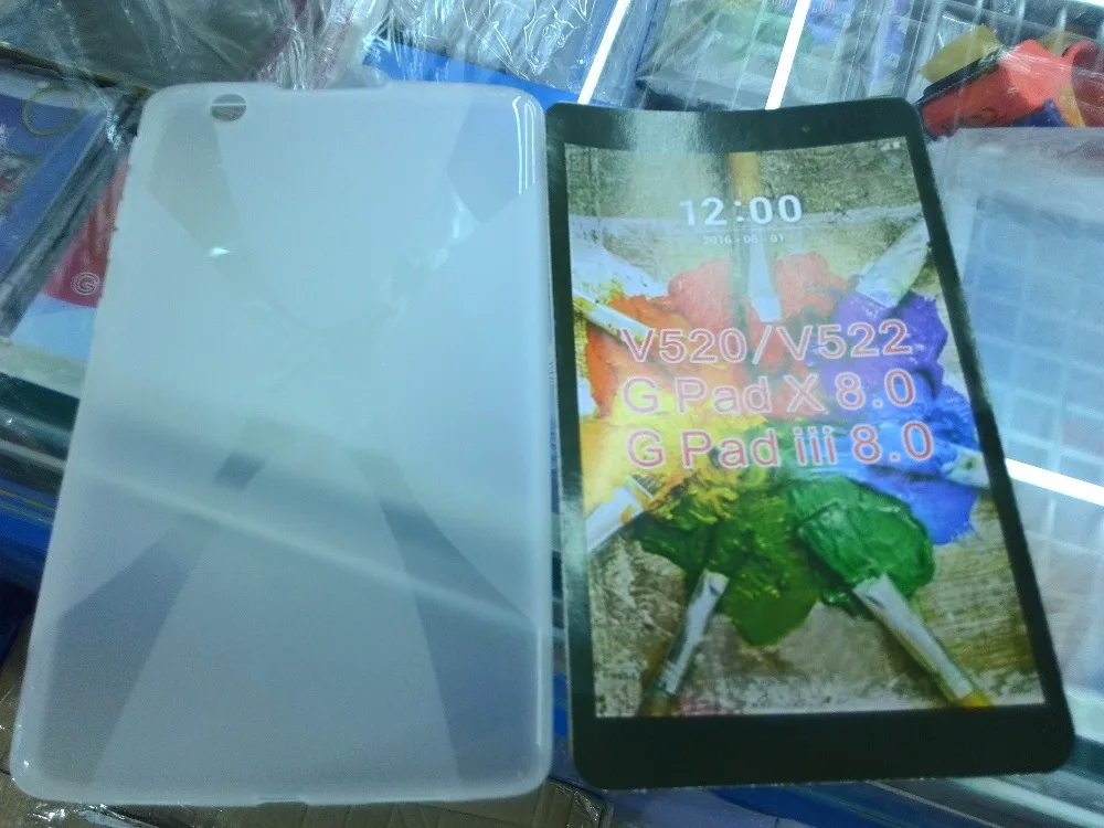Ультратонкий Мягкий силиконовый защитный чехол X Line из ТПУ для планшета LG G PAD 8 0