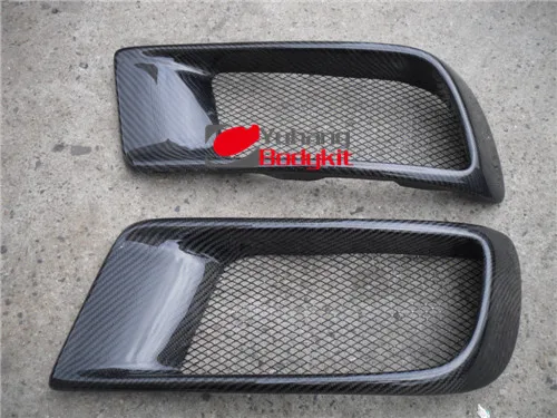 Для Evolution EVO 10 X Carbon Fiber Ralliart Style Впускной воздуховод переднего бампера одна пара (2