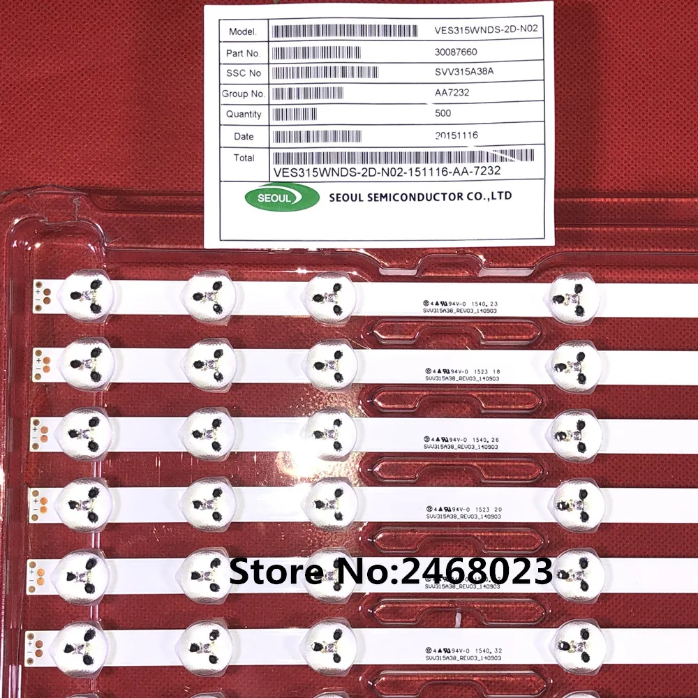 574 мм светодиодный ная подсветка для LG Sh arp 32 ''TV 32D1334DB LC32LD145K VES315WNDL-01 HA5000 VESTEL |