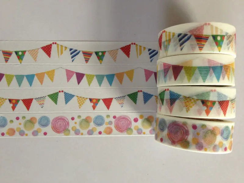 Набор декоративного скотча Васи 100 pc Оптовая продажа из Китая рисовая бумага