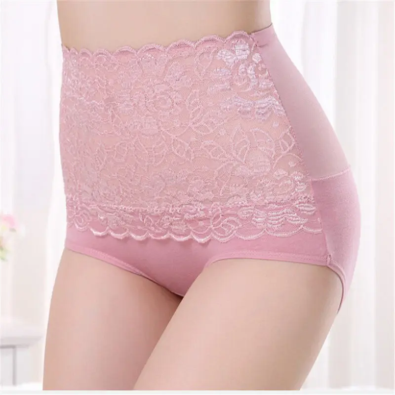 XXL женское нижнее белье сексуальные женские дышащие трусы с высокой талией