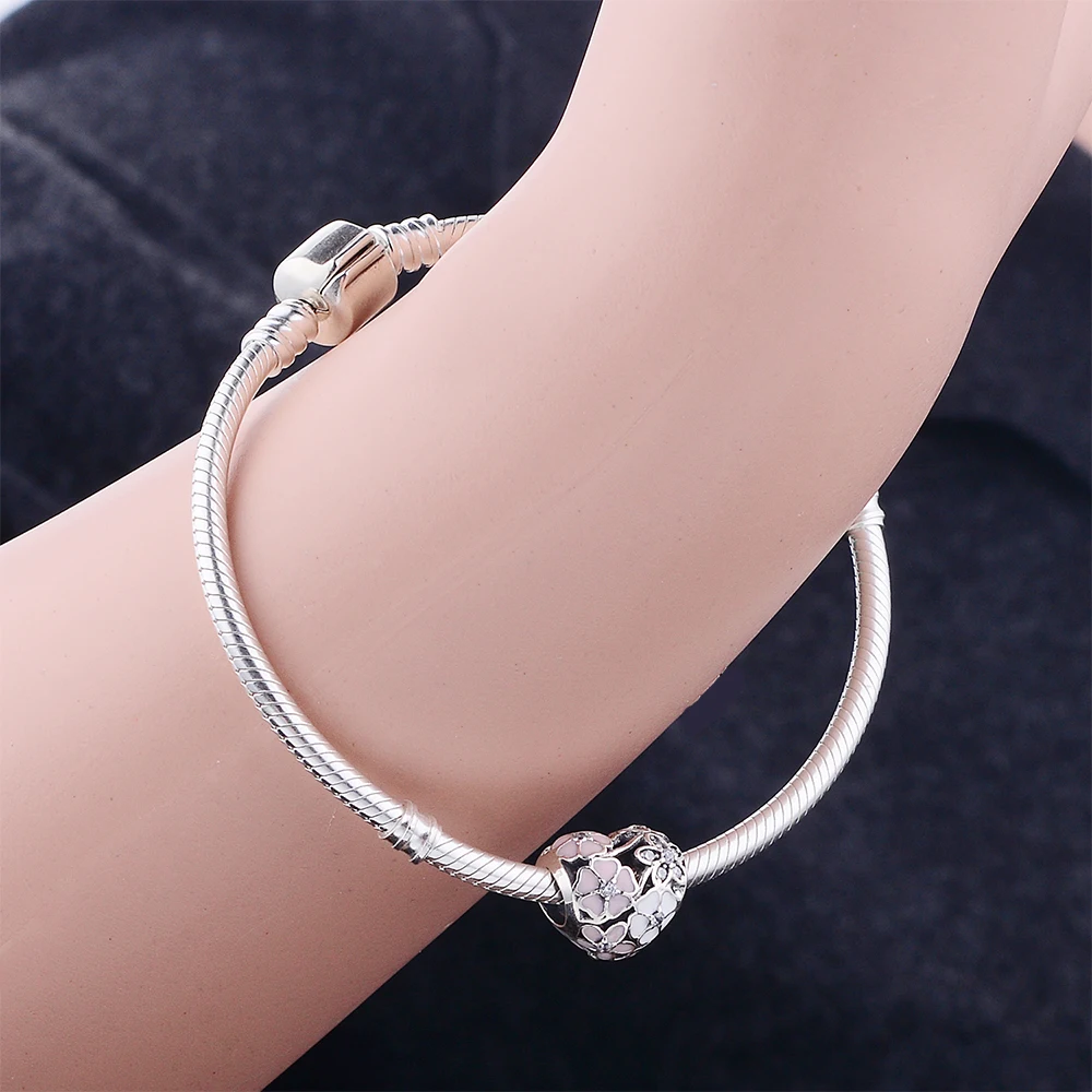 Кольца, корона, бисер, сделай сам, подходит для оригинала Pandora, очаровательный браслет, лето, 925 пробы, серебряные ювелирные изделия для женщин, Berloque, подарок, браслет