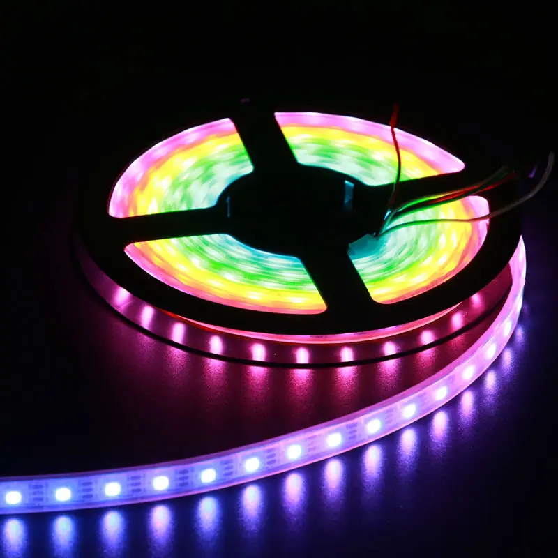 5 в постоянного тока 60 светодисветодиодный s/m цифросветодиодный WS2812 RGB
