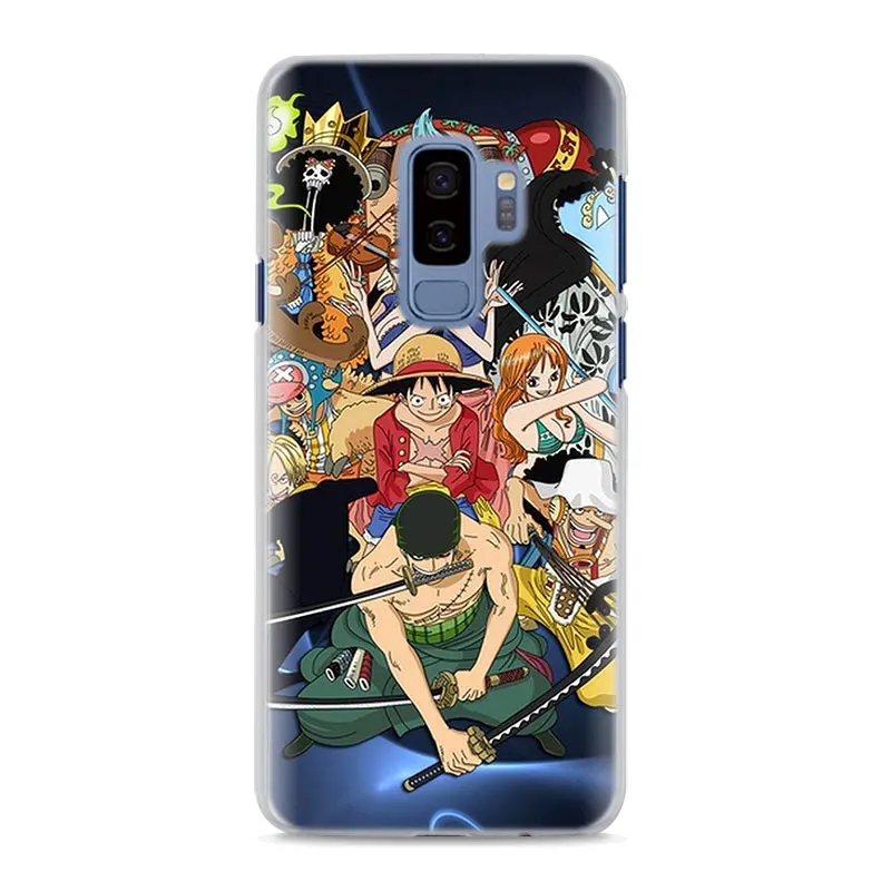 Одна деталь Чехлы для телефона с Луффи для samsung Galaxy S10e S10 S8 S9 плюс M10 M20 M30 A50 S6 S7 Край жесткий чехол повышенной прочности