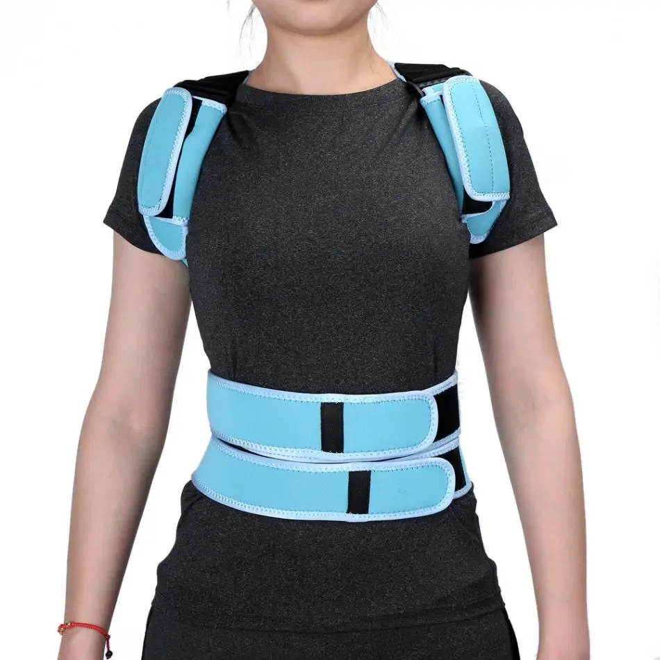 Корректор осанки для взрослых пояс коррекции прямой спины плеч поясницы
