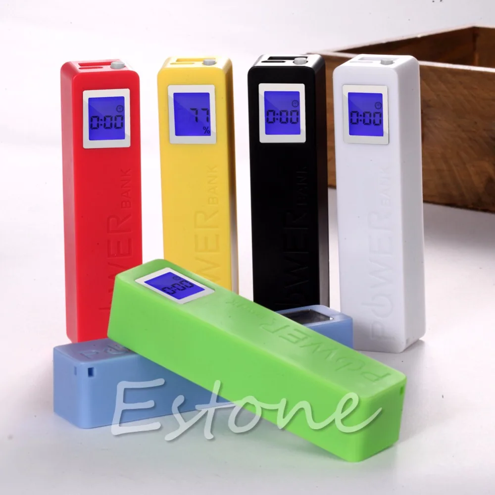 1 шт. для 2600 мАч USB ЖК-дисплей чехол аккумулятора 18650 зарядное устройство набор