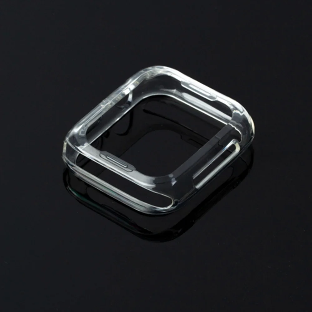 ТПУ Защита экрана для Apple Watch 4 3 2 1 40 мм 44 закаленное стекло 360 встроенный