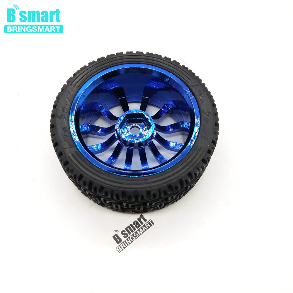 Bringsmart Диаметр шин 65 мм для интеллектуального автомобиля DIY игрушки фрикционная сила модель автомобиля