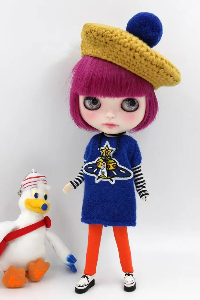 JSB08 Модная Одежда для куклы BJD костюмы из двух предметов для Blyth кукольный наряд красивое платье с леггинсами Одежда для куклы аксессуары для кукол