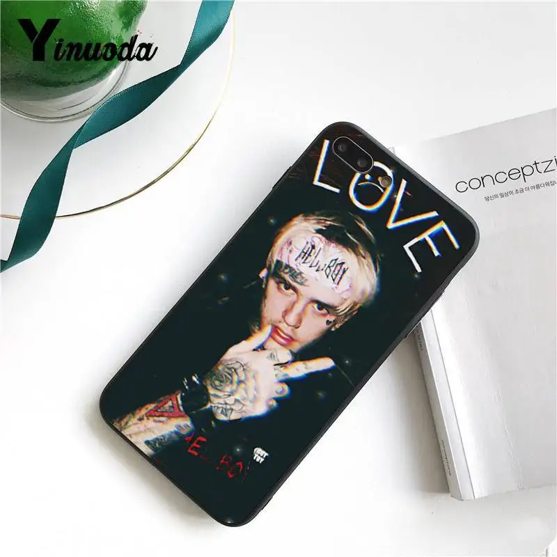 Yinuoda Lil Peep Lil Bo Peep Мягкий силиконовый чехол для телефона из ТПУ для iPhone 8 7 6 6S 6Plus X XS MAX 5 5S SE XR 10 11 11pro 11promax - Цвет: A6