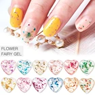 Гель-лак для ногтей RBAN, сушеные цветы, феи, цветочный УФ-Гель-лак, Лаки, гель-краска, сушеные цветы, дизайн ногтей, клей 3D, сделай сам