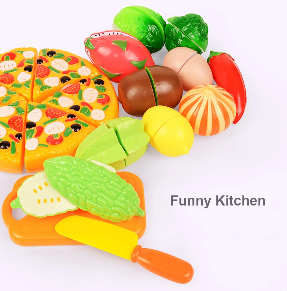 1 шт. DIY фрукты овощи еда режущие игрушки дети кухонные игрушки ролевые игры пластиковые миниатюрные еда для кукол подарки для девочек