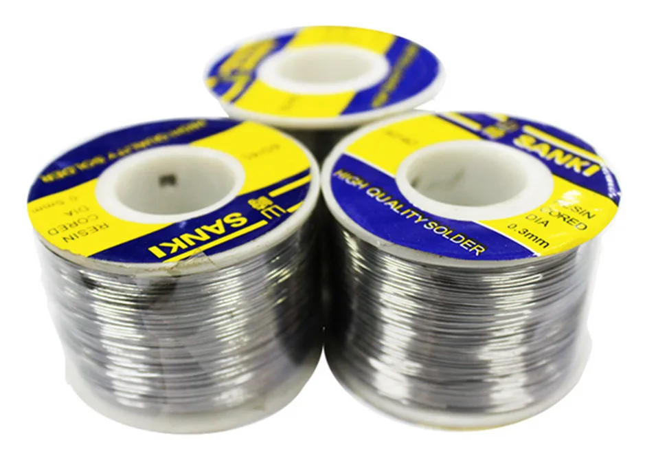 Япония SANKI сварки Железная проволока катушка 250 г 2.0% 0 5 мм 60/40 45FT Tin Lead линия Розин