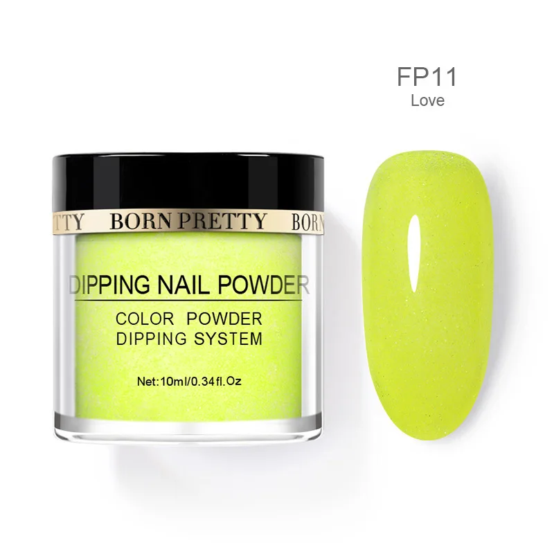 BP-FP11 BORN PRETTY погружение ногтей флуоресцентный порошок Неоновый дизайн для ногтей натуральный сухой хром пигмент светящийся в УФ-светильник для ногтей сверкающий - Цвет: BP-FP11