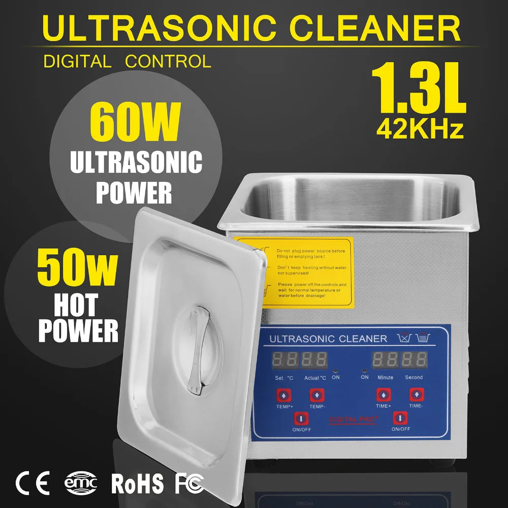 

Russia Free Shipping 1.3L Ultrasonic Cleaners