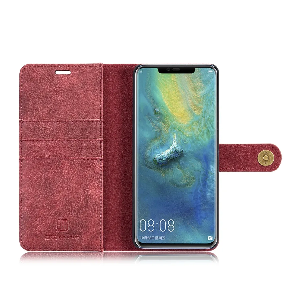 Sinbeda DG.MING для Huawei Mate 20 Pro чехол из натуральной воловьей кожи кошелек Магнитный