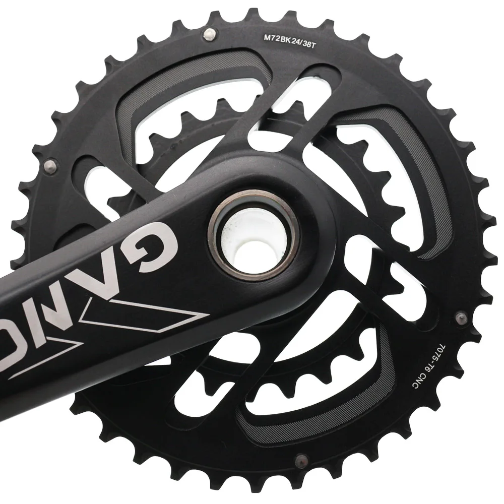 MTB дорожный велосипед полый двойной шатун для велосипеда с ЧПУ 24T 38T Gear 10s 11s цепное