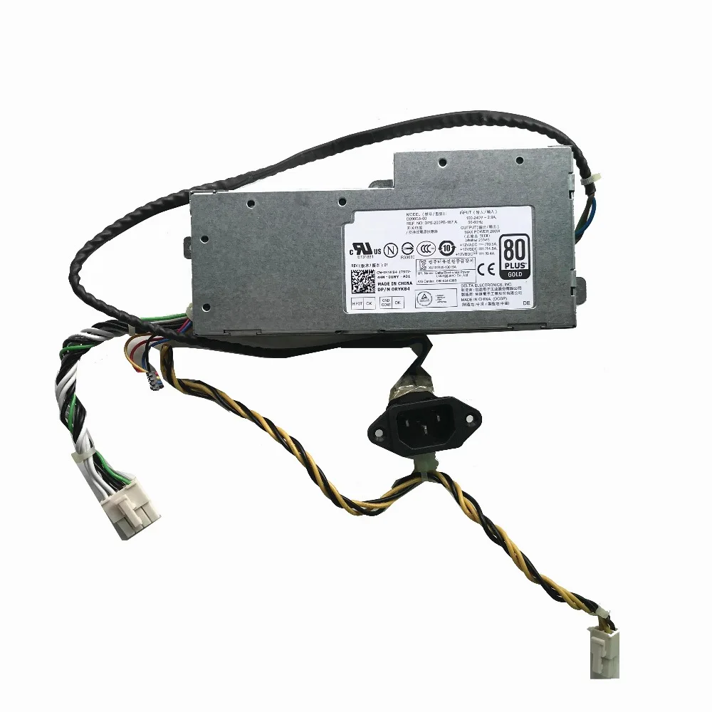 Оригинальная б/у для DELL 9010 9020 2330 200W AIO Питание L200EA 01 D200EA 00 0RYK84 0CJ4XJ 100% тестирование