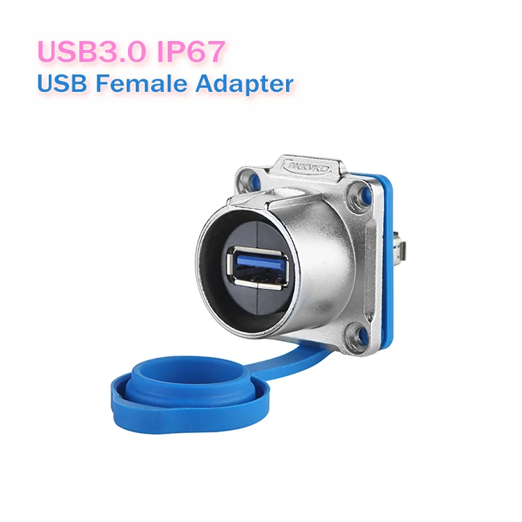 Водонепроницаемые разъемы IP67 USB3.0/водонепроницаемый разъем USB3.0 +