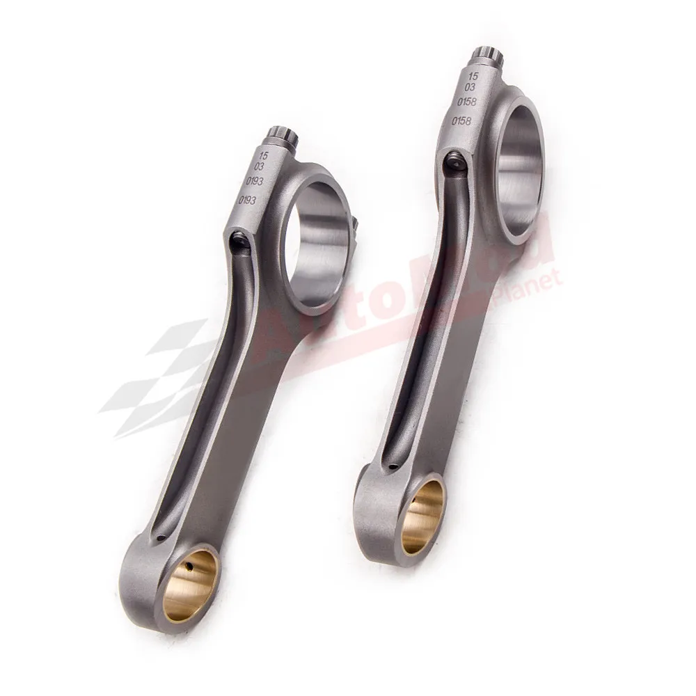 Fit Nissan 200SX SR20DET SR20 шатун ARP 2000 болт 800HP сбалансированный шатуны коленчатого вала 4340