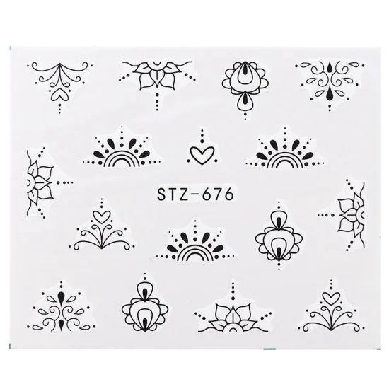 STZ-676 1 шт стикер для ногтей s переводная наклейка мультфильм Фламинго милые животные дизайн ногтей слайдер Маникюр украшения TRSTZ659-673 - Цвет: STZ-676