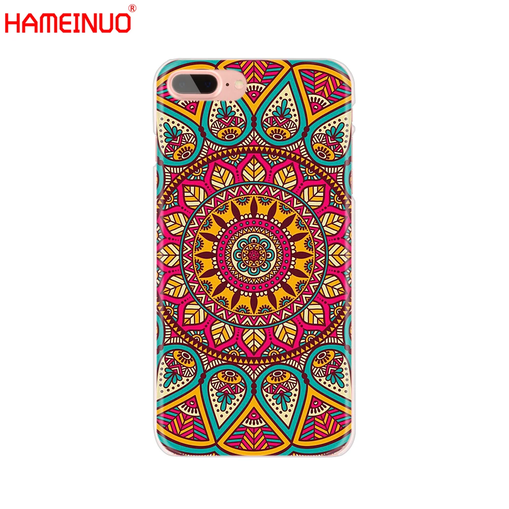 HAMEINUO цветочный Мандала Mandara сотовый телефон чехол для iphone X 8 7 6 4 4s 5 5s SE 5c 6s