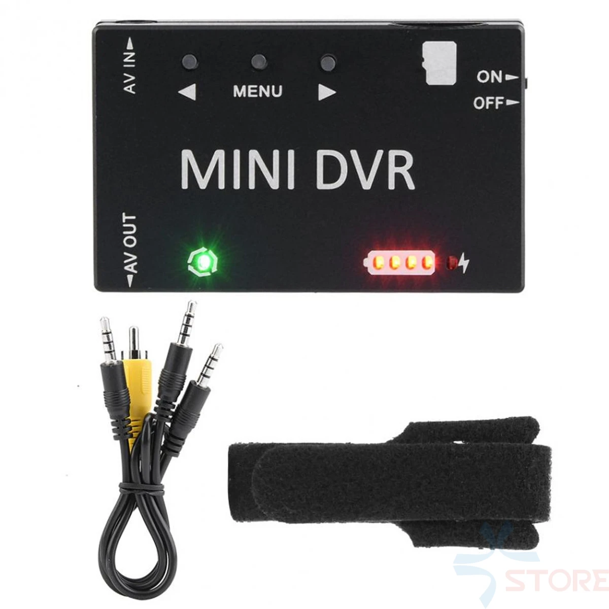 Мини FPV DVR Модуль NTSC/PAL переключаемый встроенный аккумулятор Видео Аудио