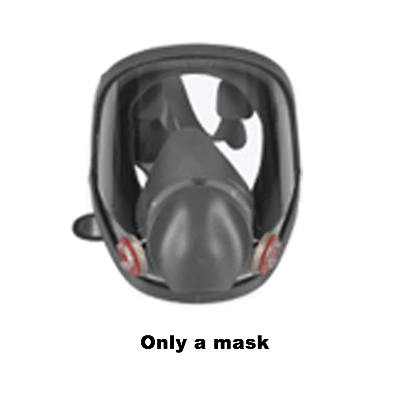 Only a mask 7 в 1 6800 промышленный распылитель респиратор противогаз 2 в 1 Костюм Защитный Рабочий фильтр Пылезащитная маска для лица замена 3 м - Цвет: Only a mask