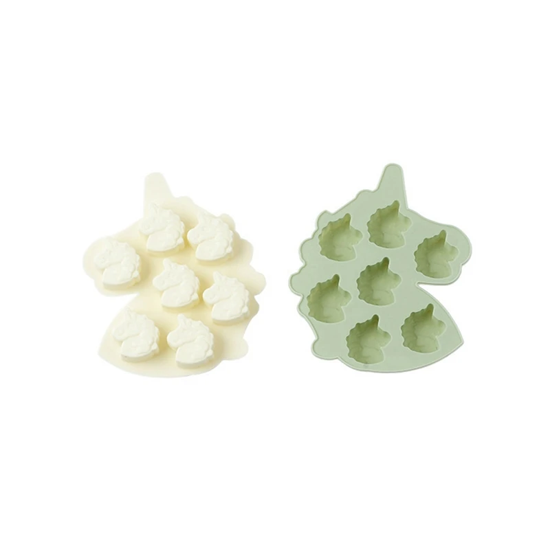Креативный Единорог силиконовая форма для шоколада Сделай Сам инструменты для выпечки торта антипригарная форма для торта желе и конфеты формы 3D украшения