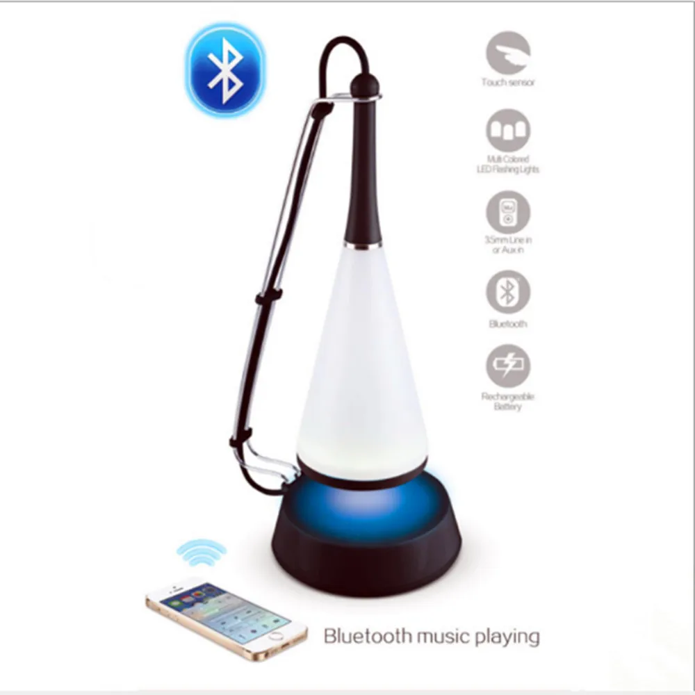 LED Bluetooth speaker creative gift diy custom desk night lighting / led eye protection table lamp lighting