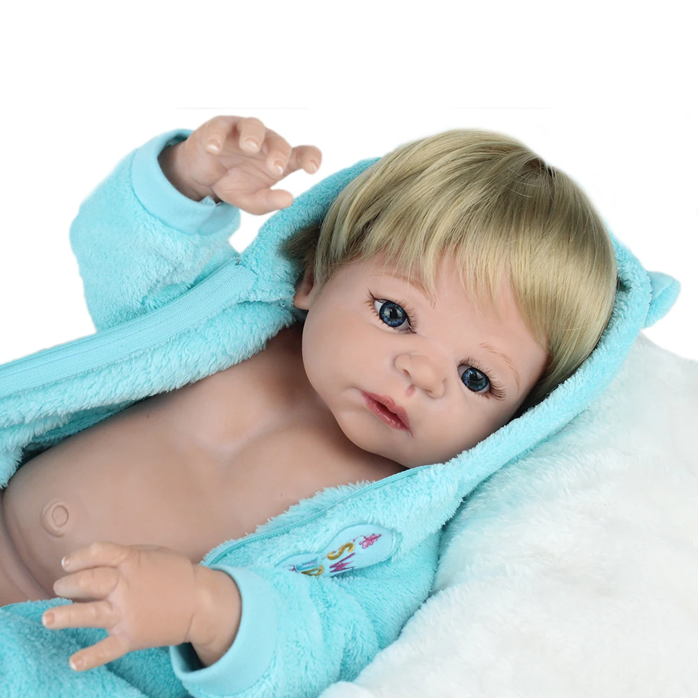 NPKDOLL 55 см мягкие силиконовые куклы реборн игрушки для девочек лол Пупс 22 дюймов