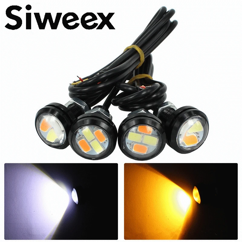 2 шт. Автомобильные светодиодные лампы Орлиный глаз 23 мм|car amber lights|car lightstyle light |