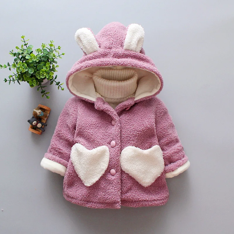 ExactlyFZ Girls Jacket 2018 Autumn Winter Hooded Coats For Cartoon Warm Outerwear Children Velvet Christmas Clothes | Детская одежда и