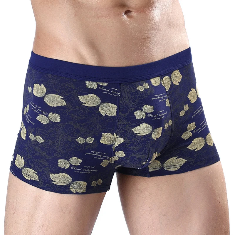 UIECOE 3 шт./лот бренд модальные трусы боксеры Для мужчин пикантные удобные мужские