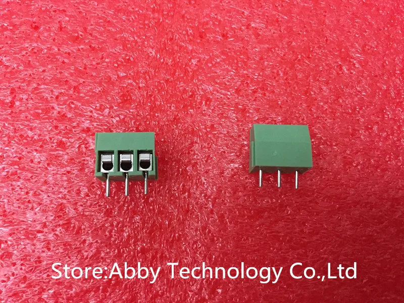 100 шт KF350-3.5-3P KF350 3Pin 3 5 мм прямой контакт PCB винтовой клеммный блок ROHS | Обустройство
