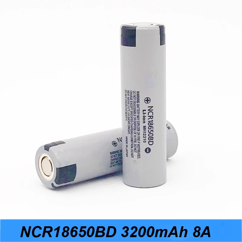 18650 батарея NCR18650BD 3200 mAh 3 6 v 8amp для электрического велосипеда 48 36 зарядное