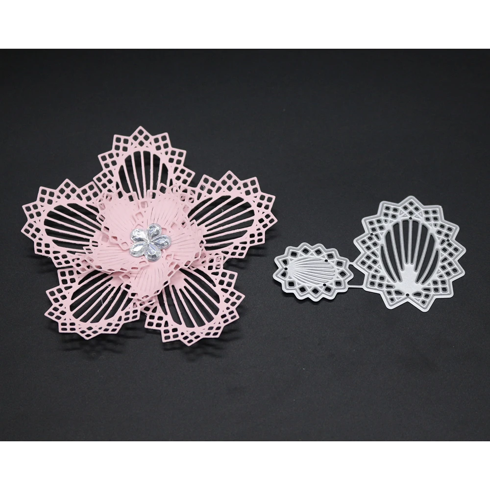 7.1x5CM Flower Cutting Die Craft Dies Scrapbooking New Cut Decor Embossing Stencils Card Making | Дом и сад