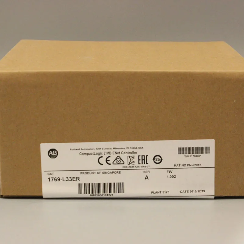 Новый или б/у оригинальный 1769 L33ER AB Allen Bradley CompactLogix 2MB ENet контроллер PLC