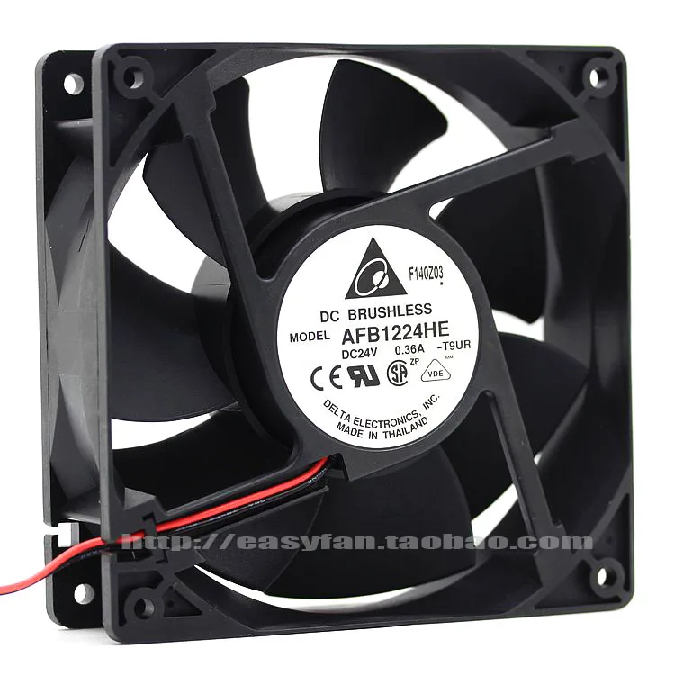 Совершенно новый Частотный преобразователь воздуха DELTA AFB1224HE, 12 см/см, 12038 дюйма, 24 В, а, охлаждающий вентилятор