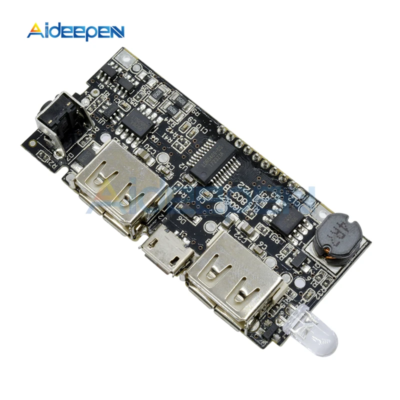 Два порта USB 5V 1A 2.1A мобильный Мощность банка 18650 Литий Батарея Зарядное устройство цифровой доска ЖК-дисплей зарядный модуль с автоматической защитой
