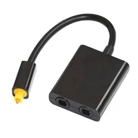 digital audio optical fiber cable toslink 1 to 2 y cable converter adapter for pc tv dvd stereo