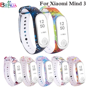 Ремешок силиконовый для смарт-часов Xiaomi Mi Band 3, разные цвета