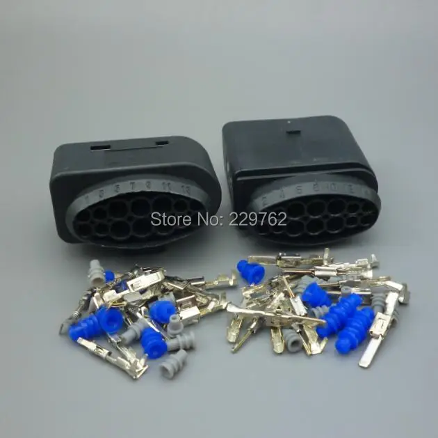 Shhworld Sea 2 комплекта 14 Pin 14Pin Автомобильная фара ксеноновая лампа штекер Авто фара разъем водонепроницаемый разъем 1J0973737 для VW