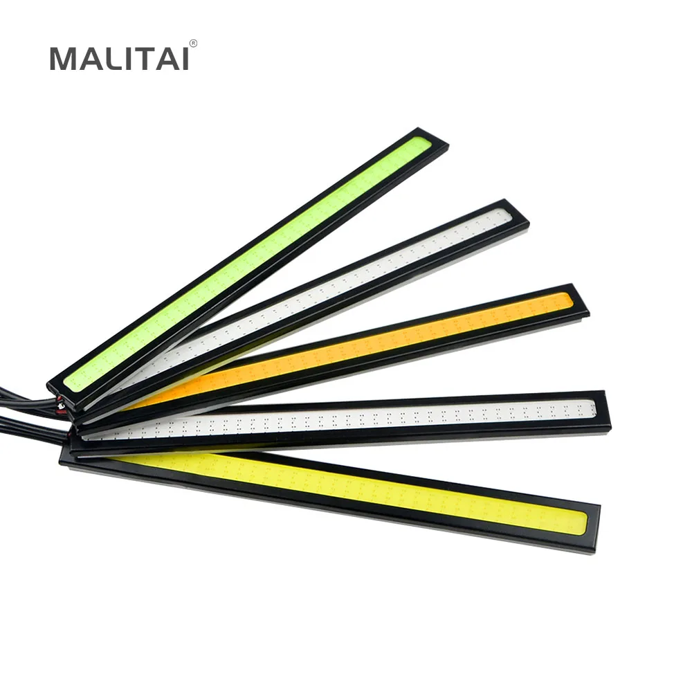 Обновленные ультраяркие светодиодные дневные ходовые огни 1 шт. 12 В 17 см 100%