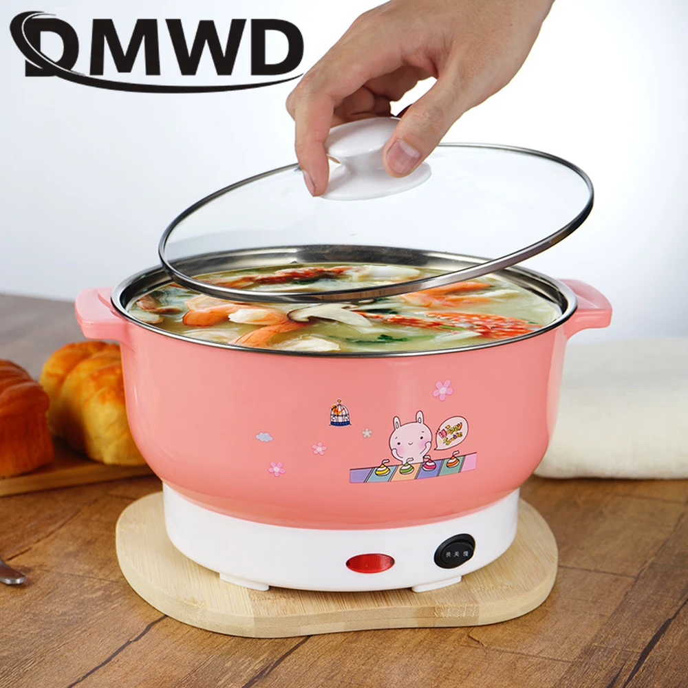 Многофункциональная электрическая плита DMWD мини кастрюля с подогревом из